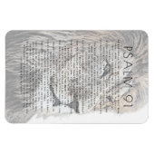 Psalm 91 Löwenkopf Bibelverse Magnet (Horizontal)