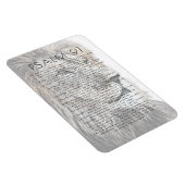 Psalm 91 Löwenkopf Bibelverse Magnet (Rechte Seite)