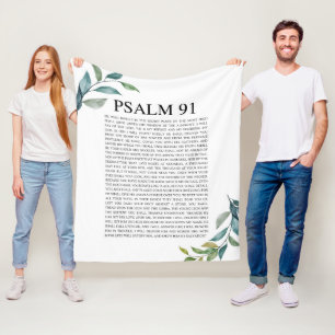 Psalm 91 NKJV Fleecedecke