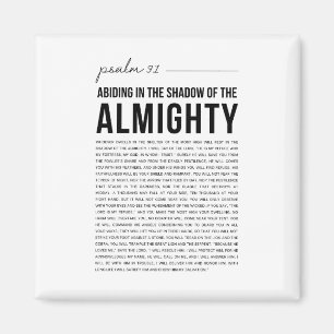 Psalm 91 NKJV Magnet