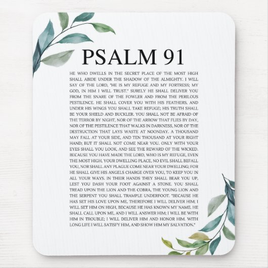 Psalm 91 NKJV Mousepad (Vorne)