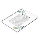 Psalm 91 NKJV Notizblock (Linke Seite)