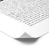 Psalm 91 NKJV Poster (Ecke)