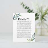 Psalm 91 NKJV Postkarte (Stehend Vorderseite)
