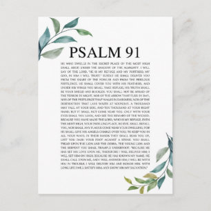 Psalm 91 NKJV Postkarte