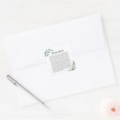 Psalm 91 NKJV Quadratischer Aufkleber (Umschlag)