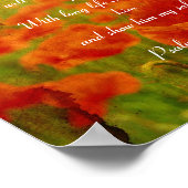 Psalm 91 Pappenposter Poster (Ecke)