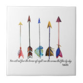 Psalm 91 Pfeil Fliese (Vorderseite)