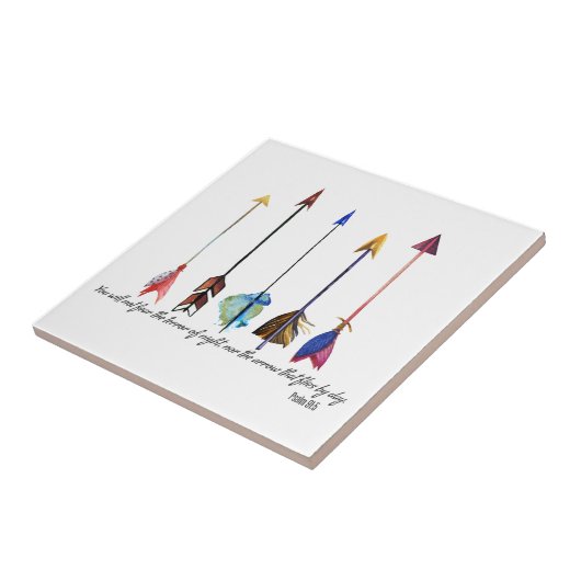 Psalm 91 Pfeil Fliese (Seite)