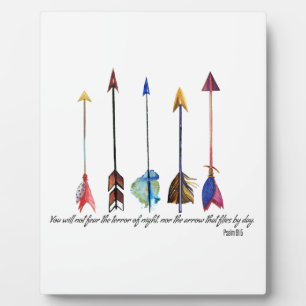 Psalm 91 Pfeil Fotoplatte