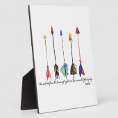 Psalm 91 Pfeil Fotoplatte (Seite)