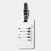 Psalm 91 Pfeil Gepäckanhänger (Vorderseite vertikal)