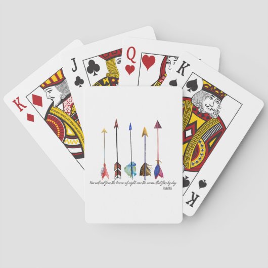 Psalm 91 Pfeil Spielkarten (Rückseite)