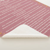 Psalm 91, Pink, King James Version, Bibelverse Sherpadecke (3/4)