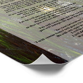 Psalm 91 poster (Ecke)