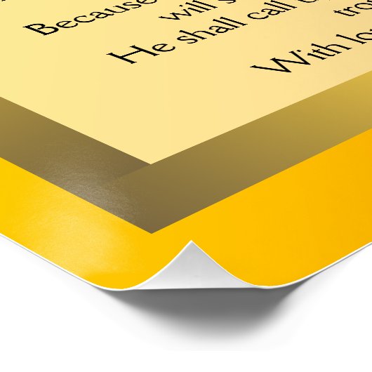 Psalm 91 poster (Ecke)