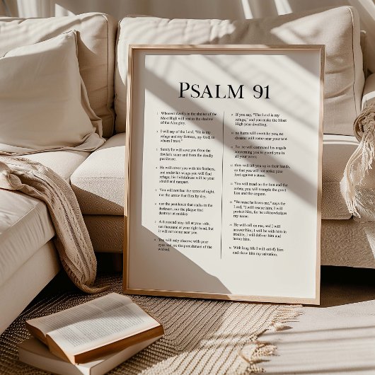 Psalm 91 poster