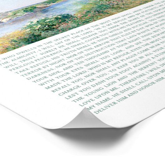 Psalm 91  poster (Ecke)