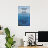 Psalm 91 Poster kann Personalisiert werden (Heimbüro)