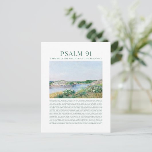 Psalm 91  postkarte (Stehend Vorderseite)
