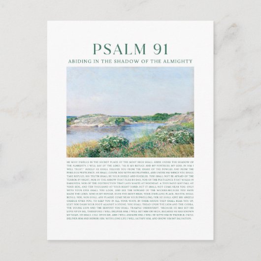 Psalm 91  postkarte (Vorderseite)
