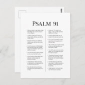 Psalm 91 postkarte (Vorne/Hinten)