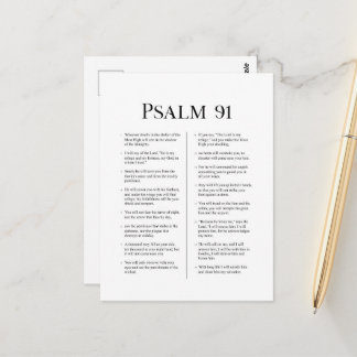 Psalm 91 postkarte