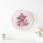 Psalm 91 Runde Große Wanduhr (Zuhause)