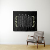 Psalm 91 Schöne Eukalyptus-Blätter Christlich Wandteppich (Beispiel (Horizontal))