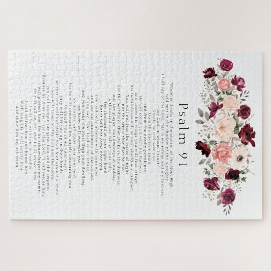 Psalm 91 Schrift Puzzle (Horizontal)