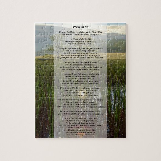 Psalm 91 Schutz des Herrn Puzzle (Vertikal)