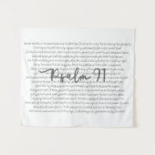 Psalm 91 Scripture Art Script Briefe Tapestry Wandteppich (Vorderseite (Horizontal))