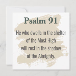 Psalm 91 Scripture Card – Print or Download Einladung