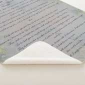 Psalm 91, Scripture & Eukalyptus-Blätter, grün Sherpadecke (3/4)