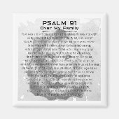 Psalm 91 Scripture Lion Magnet für Zuhause oder Of (Vorne)
