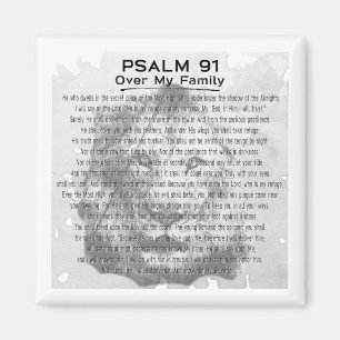 Psalm 91 Scripture Lion Magnet für Zuhause oder Of