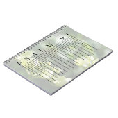 Psalm 91 Soft-Weiß-Blumen-Christen-Journal Notizblock (Linke Seite)
