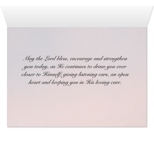 Psalm 91 Those who dwell in the secret place (Innenansicht Horizontal (Unten))