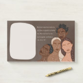 Psalm 91, TPT Black Women Große Gebete Post-it Klebezettel (Auf Schreibtisch)