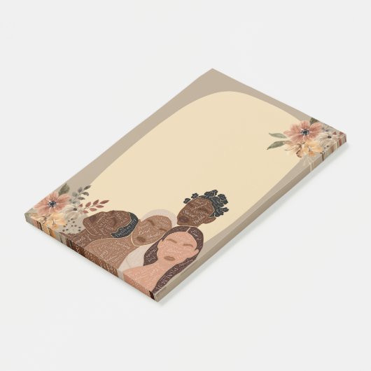 Psalm 91, TPT Black Women Sticky Post-it Klebezettel (angewinkelt)