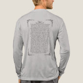 Psalm 91 Tri-Blend shirt (Rückseite)