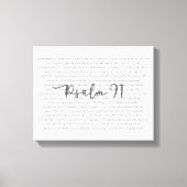 Psalm 91 Wall Art Scripture Leinwand Design (Vorderseite)