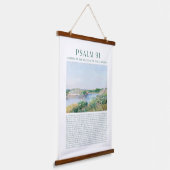 Psalm 91  wandteppich mit holzrahmen (Gewinkelt)