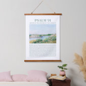 Psalm 91  wandteppich mit holzrahmen (Schlafzimmer)