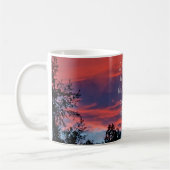 Psalm 91 werde ich in dem geheimen Ort, Sunset woh Kaffeetasse (Links)