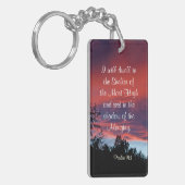 Psalm 91 werde ich in der geheimen Ort, Custom woh Schlüsselanhänger (Vorderseite links)