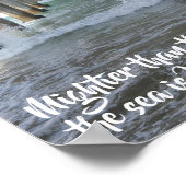 Psalm 93:4 Art Print Poster (Ecke)