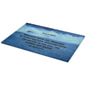 Psalm 93:4 Mächtiger als die Gewitter vieler .... Schneidebrett (Ecke)