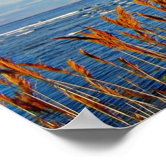 Psalm 94:19 Wenn meine ängstlichen Gedanken.. Poster (Ecke)