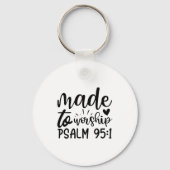 Psalm 95 1-01 (2) schlüsselanhänger (Vorderseite)
